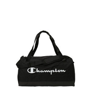 Champion Authentic Athletic Apparel Víkendová taška  čierna / biela