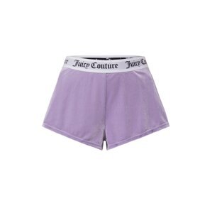 Juicy Couture Nohavice  fialová / čierna / biela
