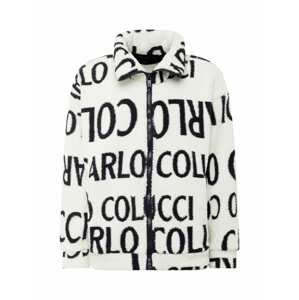Carlo Colucci Prechodná bunda  čierna / biela