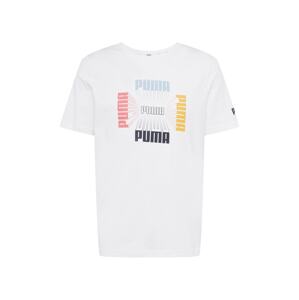 PUMA Funkčné tričko  zmiešané farby / biela