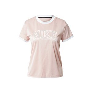 NIKE Funkčné tričko  rosé / biela