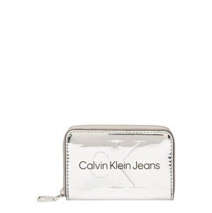 Calvin Klein Jeans Peňaženka  čierna / strieborná