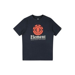 ELEMENT Tričko  námornícka modrá / oranžová / biela