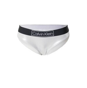 Calvin Klein Swimwear Bikinové nohavičky  svetlosivá / čierna / biela