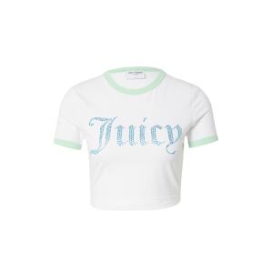 Juicy Couture White Label Tričko  tyrkysová / mätová / biela