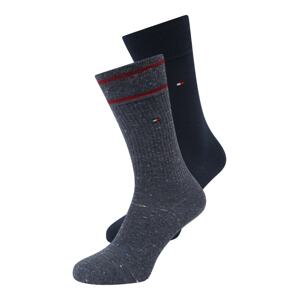 Tommy Hilfiger Underwear Ponožky  námornícka modrá / modrá melírovaná / červená / biela