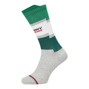 Tommy Hilfiger Underwear Ponožky  sivá melírovaná / zelená / červená / biela