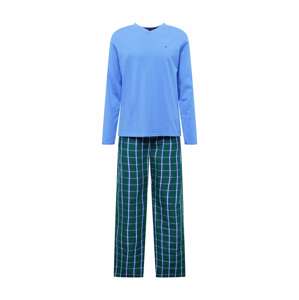 Tommy Hilfiger Underwear Dlhé pyžamo  modrá / tmavozelená / červená / biela