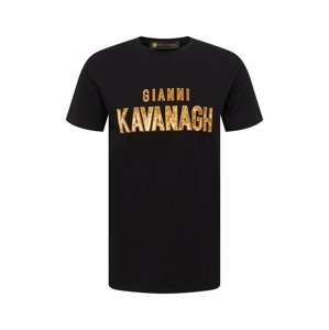 Gianni Kavanagh Tričko  zlatá žltá / čierna