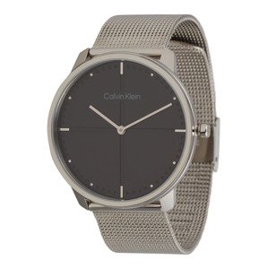 Calvin Klein Analógové hodinky  čierna / strieborná