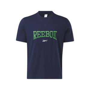 Reebok Classics Tričko  námornícka modrá / zelená / biela