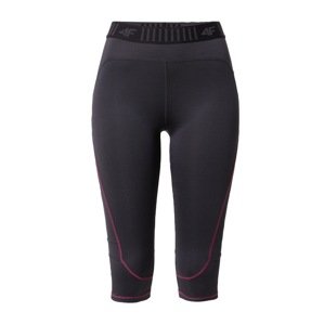 4F Športové nohavičky  antracitová / ružová / čierna