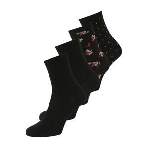 Lindex Ponožky  zmiešané farby / čierna