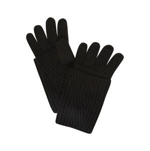 AllSaints Prstové rukavice  čierna