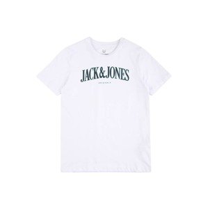 Jack & Jones Junior Tričko  jedľová / biela