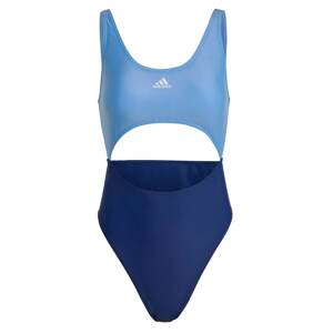 ADIDAS SPORTSWEAR Športové jednodielne plavky  modrá / svetlomodrá / biela
