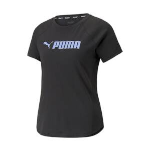 PUMA Funkčné tričko  nebesky modrá / čierna