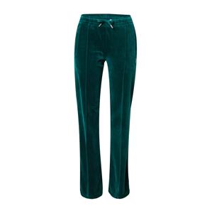 Juicy Couture Nohavice 'BRANDIN'  smaragdová / strieborná