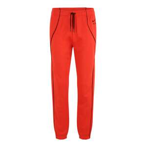 Nike Sportswear Nohavice  oranžovo červená / čierna