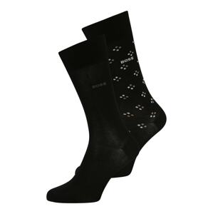 BOSS Black Ponožky '2P RS Minipattern MC'  svetlohnedá / čierna / biela