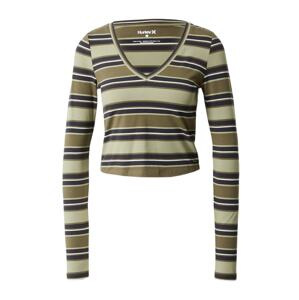 Hurley Funkčné tričko 'SOPHIE'  svetlosivá / olivová / čierna / biela