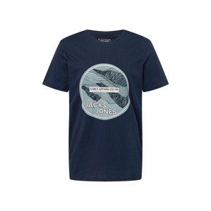 JACK & JONES Tričko 'BOOSTER'  námornícka modrá / zmiešané farby