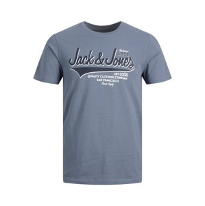 Jack & Jones Plus Tričko  sivá / čierna / biela