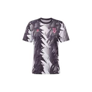 ADIDAS SPORTSWEAR Funkčné tričko 'JUVE PRESHI'  sivá / svetločervená / čierna / biela