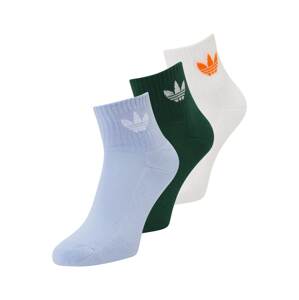 ADIDAS ORIGINALS Ponožky  dymovo modrá / neónovo oranžová / čierna / biela