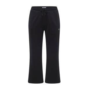 Calvin Klein Jeans Curve Nohavice  sivá / čierna / biela