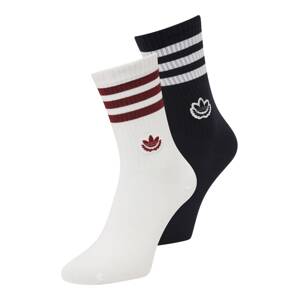 ADIDAS ORIGINALS Ponožky  burgundská / čierna / biela