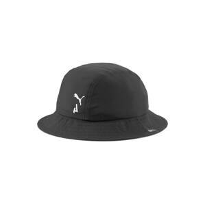 PUMA Športový klobúk  čierna / strieborná / biela