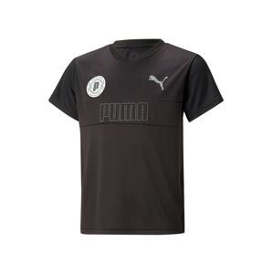 PUMA Funkčné tričko 'ACTIVE SPORTS'  sivá / čierna / biela