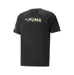 PUMA Funkčné tričko  svetlozelená / čierna