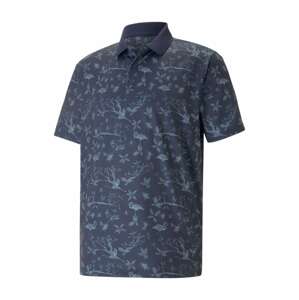 PUMA Funkčné tričko  námornícka modrá / tmavosivá