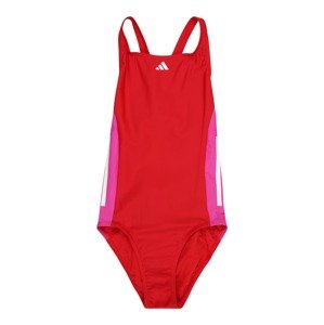 ADIDAS PERFORMANCE Športové plavky  ružová / červená / biela