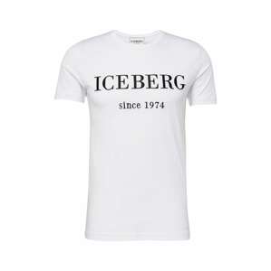 ICEBERG Tričko  čierna / biela