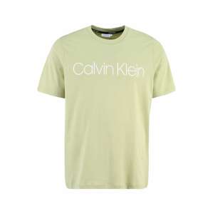 Calvin Klein Big & Tall Tričko  svetlozelená / biela