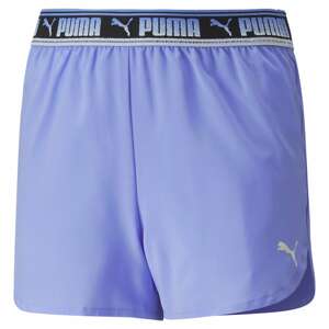 PUMA Športové nohavice 'Strong'  svetlomodrá / fialová / čierna