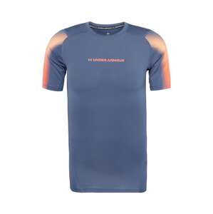 UNDER ARMOUR Funkčné tričko 'Novelty'  sivá / oranžová