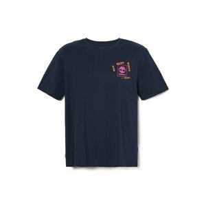 TIMBERLAND Tričko  svetlobéžová / námornícka modrá / oranžová / ružová