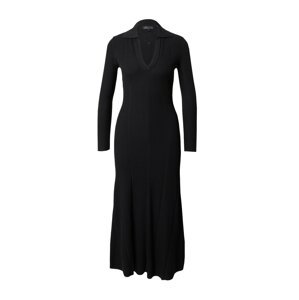 ARMANI EXCHANGE Pletené šaty  čierna