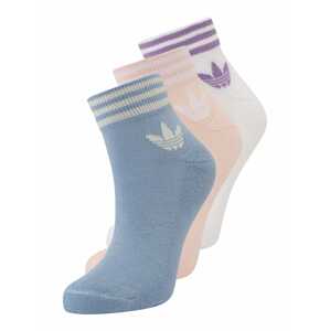 ADIDAS ORIGINALS Ponožky  modrá / levanduľová / púdrová / biela
