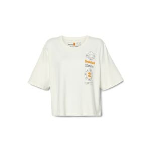 TIMBERLAND Tričko  oranžová / čierna / prírodná biela