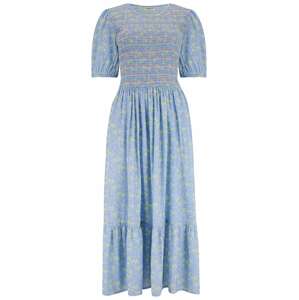 Sugarhill Brighton Šaty  nebesky modrá / svetložltá / broskyňová / svetloružová