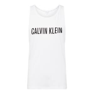 Calvin Klein Swimwear Tričko  čierna / biela