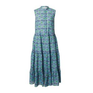 0039 Italy Košeľové šaty 'Mila'  nebesky modrá / svetlomodrá / zelená / biela
