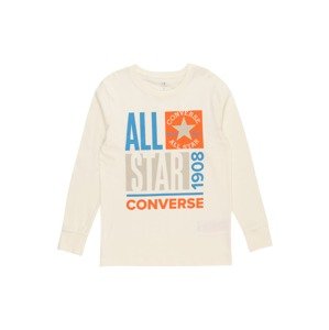 CONVERSE Tričko 'ALL STAR'  béžová / azúrová / oranžová