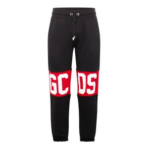 GCDS Nohavice  červená / čierna / biela