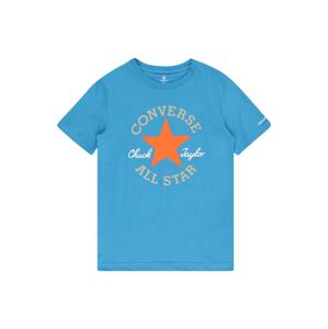 CONVERSE Tričko  modrá / oranžová / marhuľová / biela